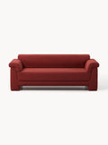 Atlas Bouclé Sofa (2-seater) — Burgundy