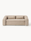 Eliot Sofa Bed (2-seater) in Teddy Bouclé — Sand