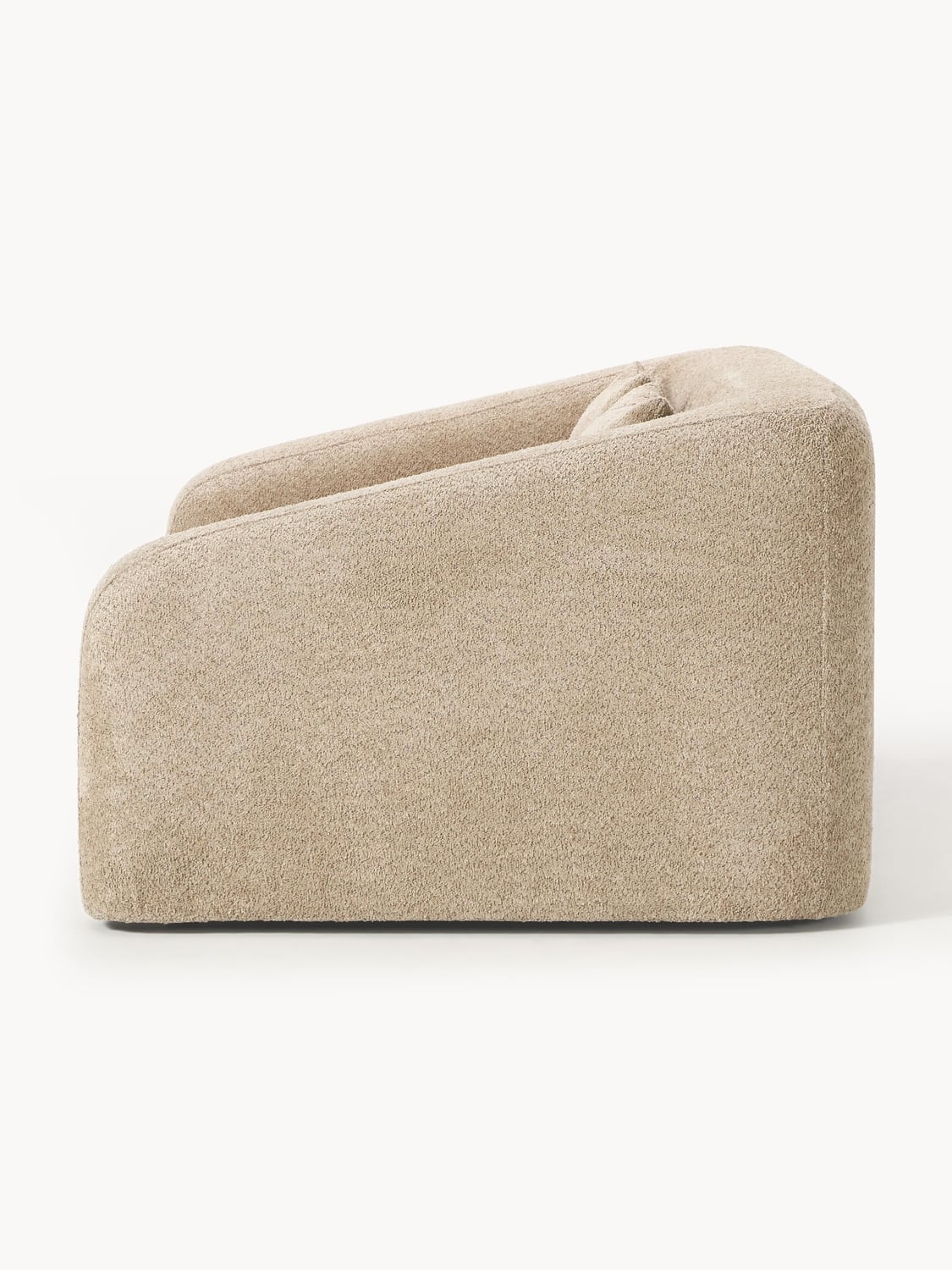 Eliot Sofa Bed (2-seater) in Teddy Bouclé — Sand