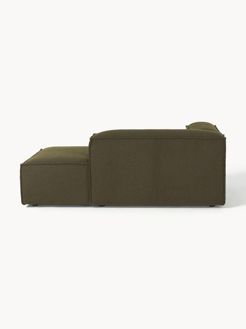 Lennon Ottoman Corner Module in Bouclé — Brown