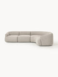 Sofia Modular Bouclé Corner Sofa (4-seater) — Linen Beige