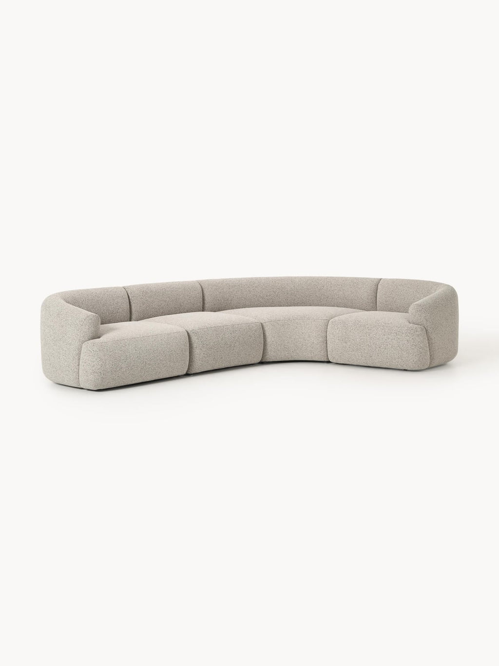 Sofia Modular Bouclé Corner Sofa (4-seater) — Linen Beige