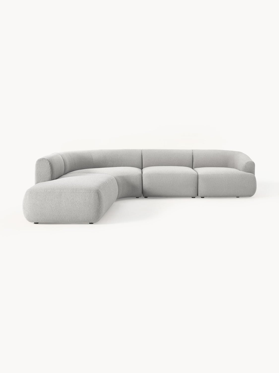Sofia Modular Bouclé Corner Sofa (4-seater) — Wheat