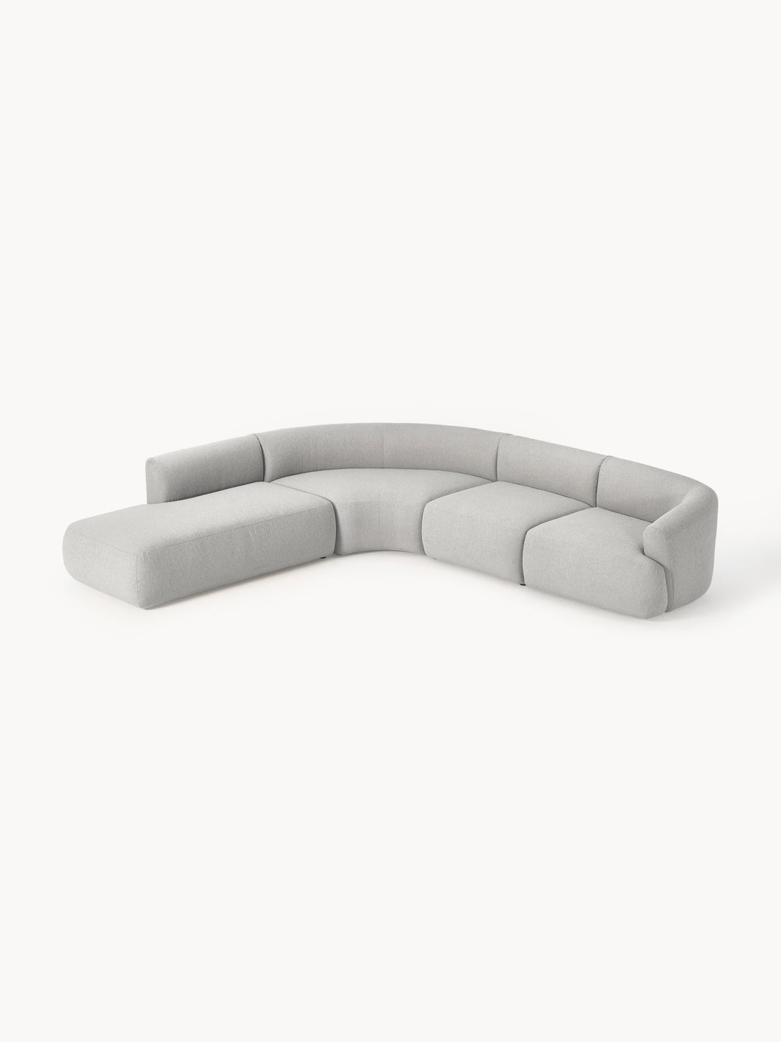 Sofia Modular Bouclé Corner Sofa (4-seater) — Wheat