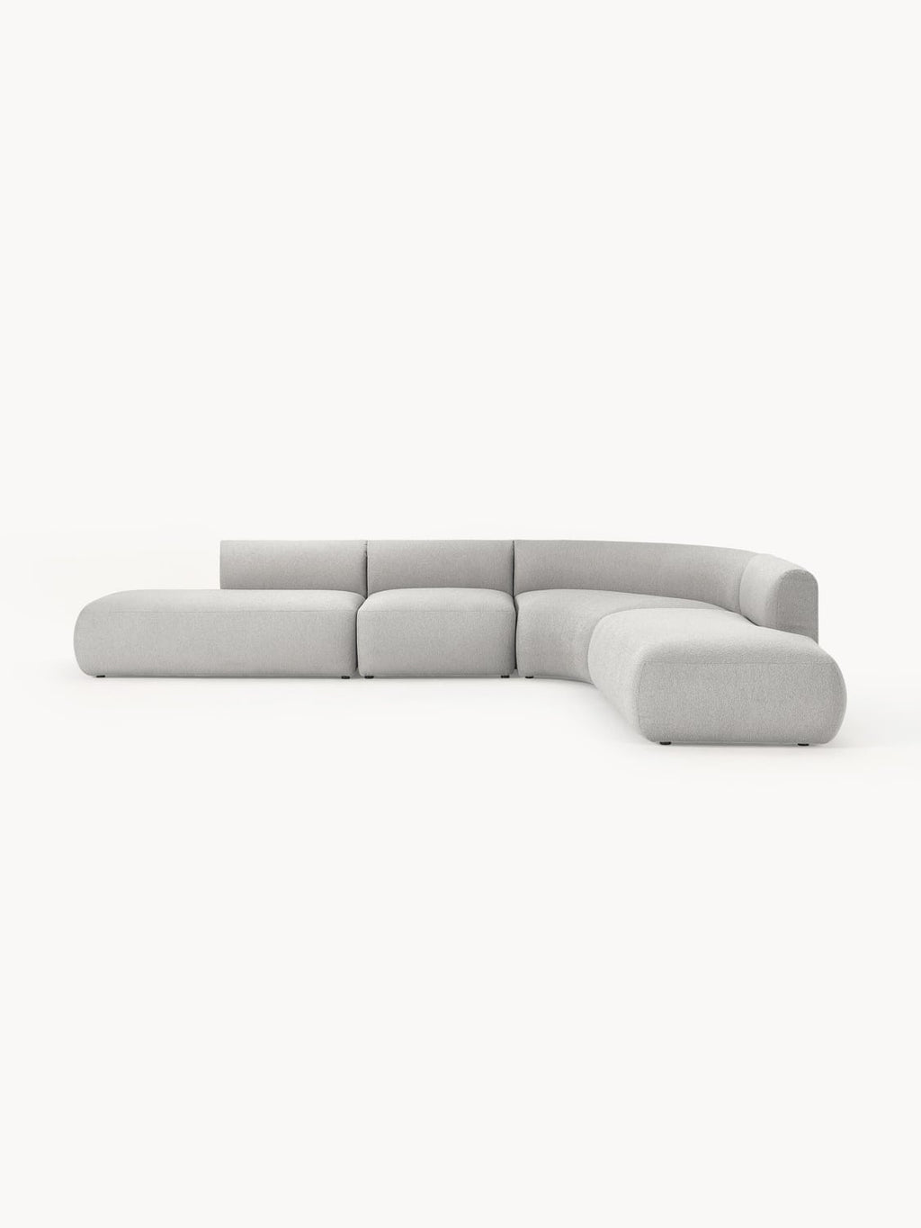 Sofia Modular Bouclé Corner Sofa (4-seater) — Barley