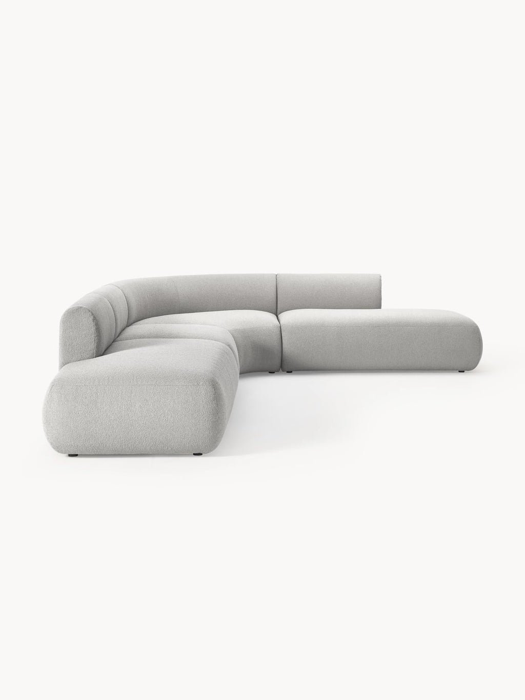 Sofia Modular Bouclé Corner Sofa (4-seater) — Barley