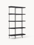 Renee Large Wooden Shelving Unit — Stone Grey