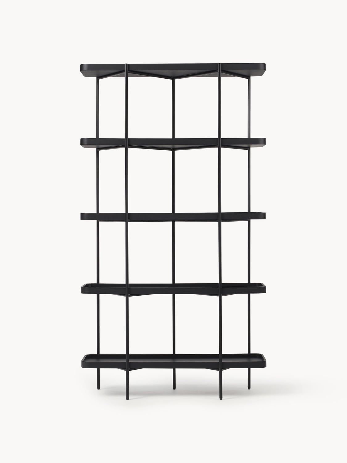Renee Large Wooden Shelving Unit — Stone Grey