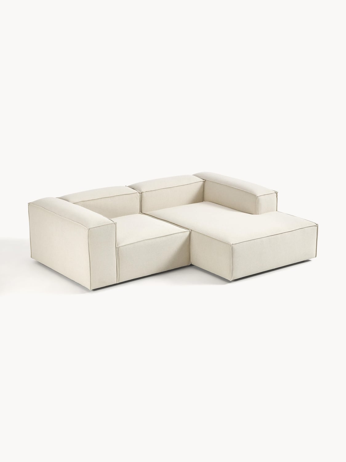 Lennon Modular Corner Sofa (2-seater) — Light Grey