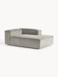 Lennon Ottoman Corner Module in Corduroy — Warm Grey