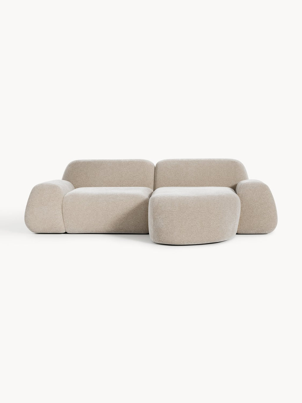 Wolke Modular Corner Sofa (3-seater) — Oatmeal