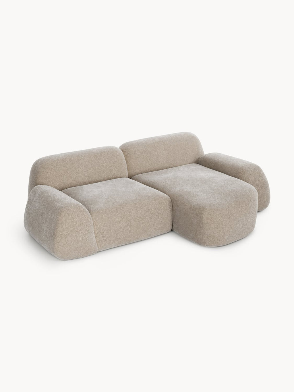 Wolke Modular Corner Sofa (3-seater) — Oatmeal