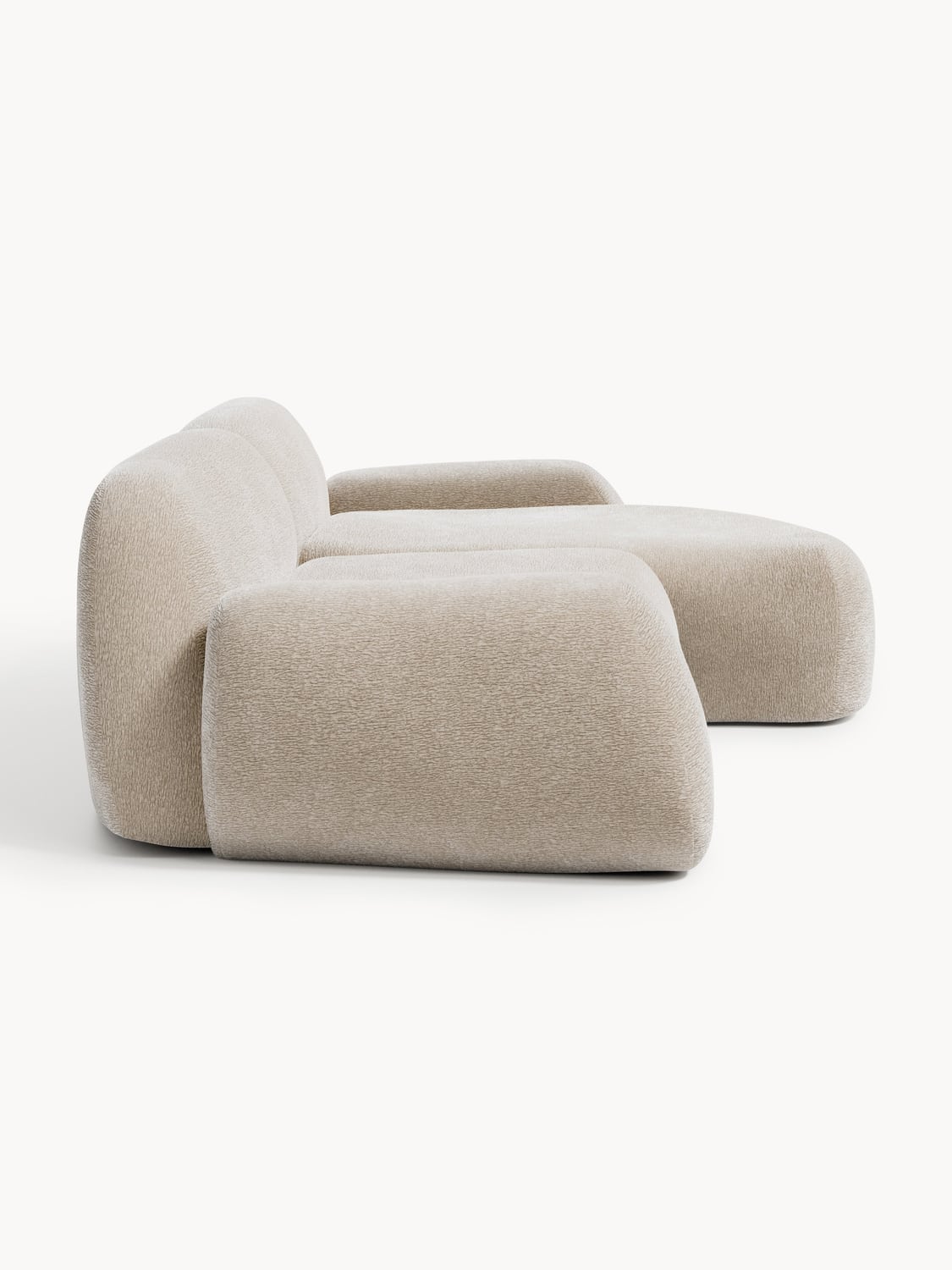 Wolke Modular Corner Sofa (3-seater) — Oatmeal