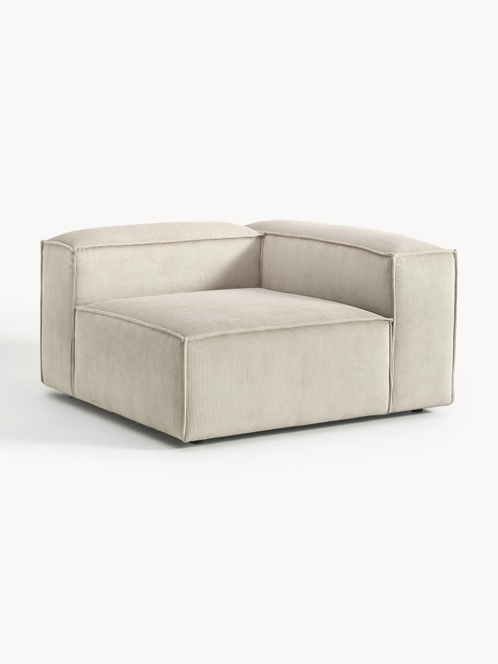 Lennon Corner Module in Corduroy — Oatmeal