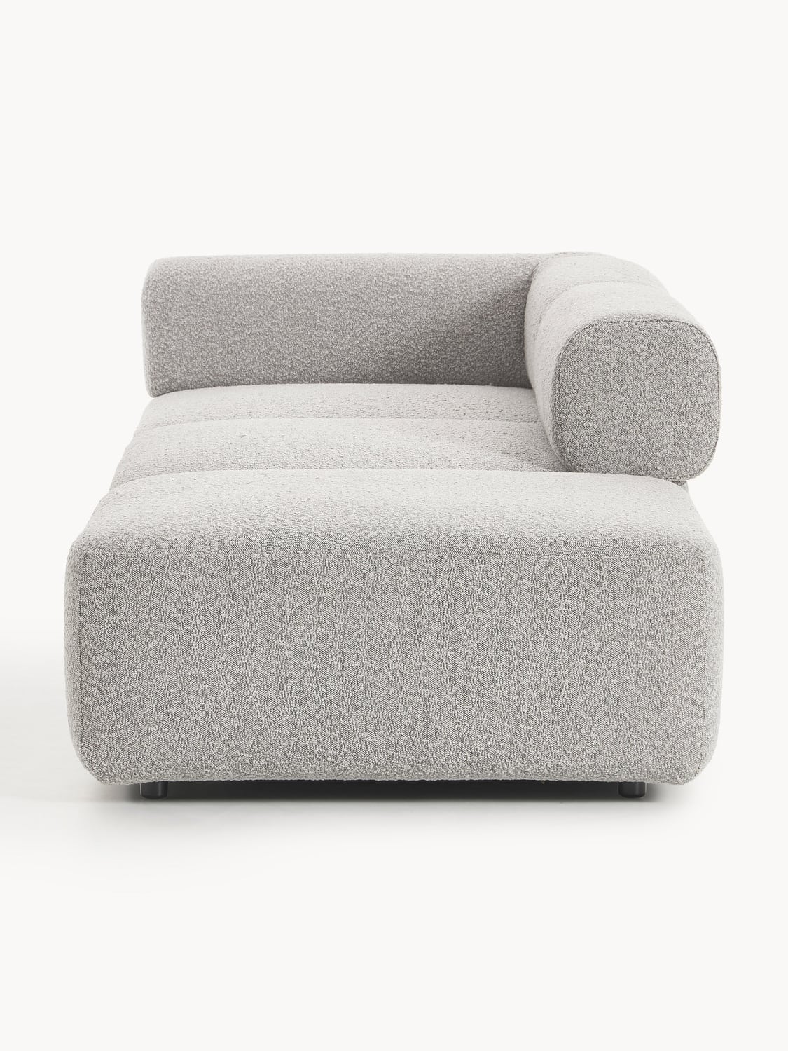 Anton Modular Bouclé-Ottoman — Lilac