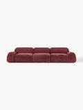 Wolke Modular Teddy Bouclé Sofa (4-seater) — Brown