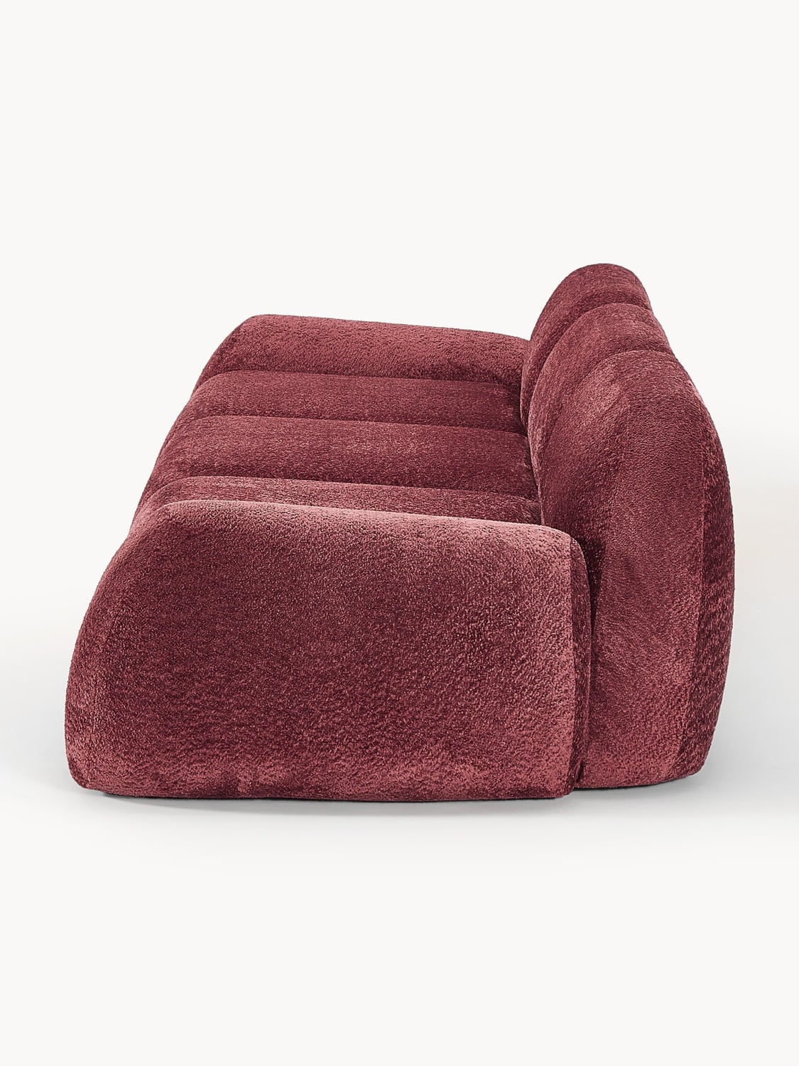 Wolke Modular Teddy Bouclé Sofa (4-seater) — Brown