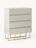 Joe Wood-Chest of Drawers — Oatmeal