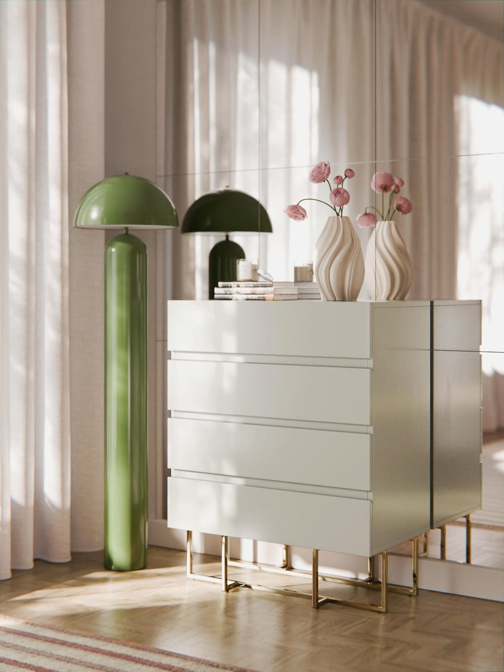 Joe Wood-Chest of Drawers — Oatmeal