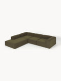 Lennon Modular XL Corner Sofa (4-seater) in Bouclé — Green