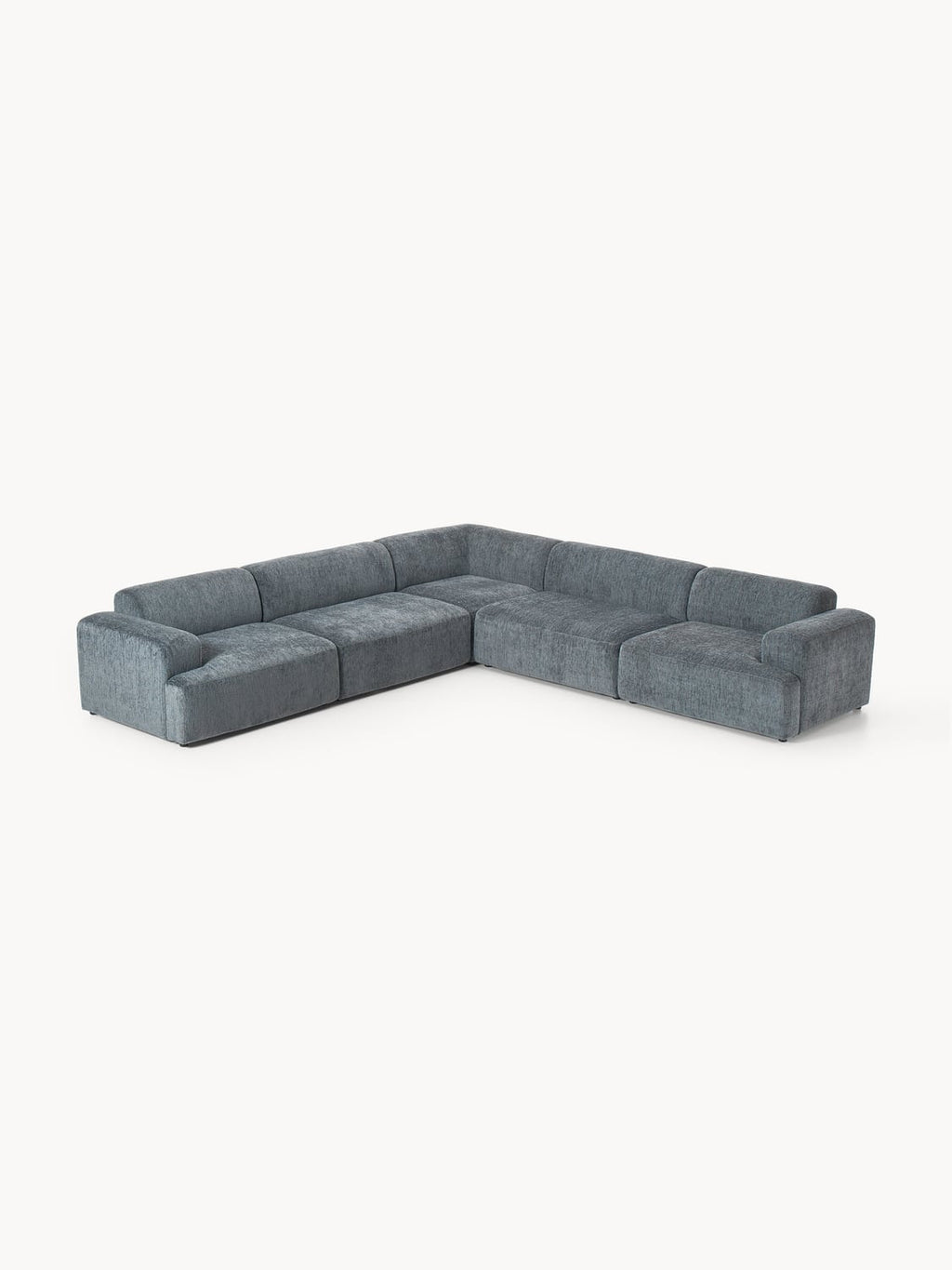 Melva XL Corner Sofa — Dark Grey