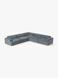 Melva XL Corner Sofa — Dark Grey