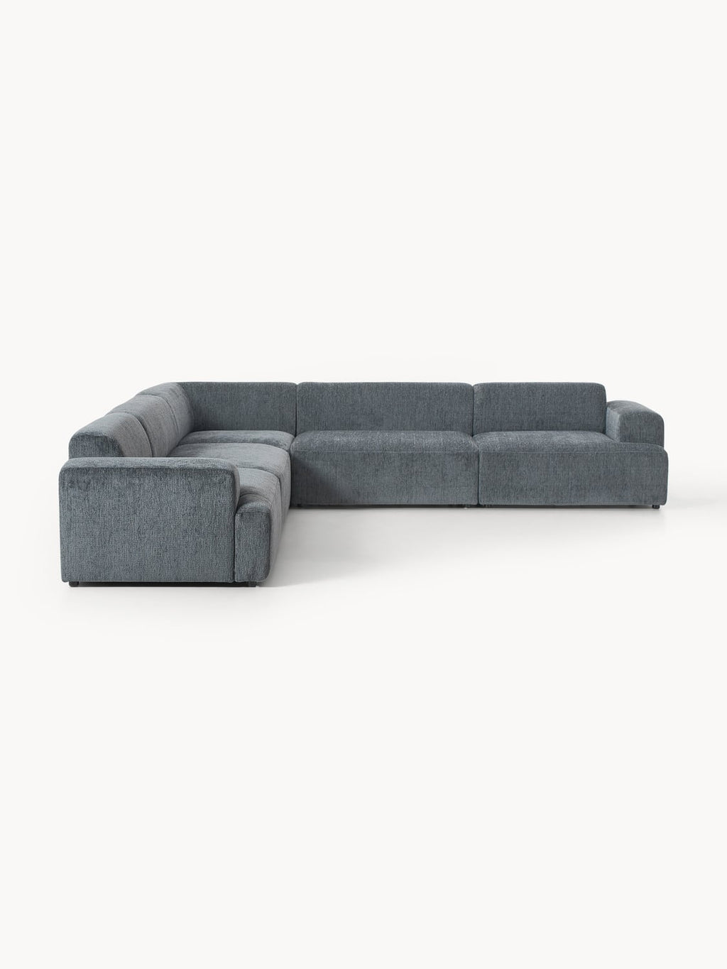 Melva XL Corner Sofa — Dark Grey