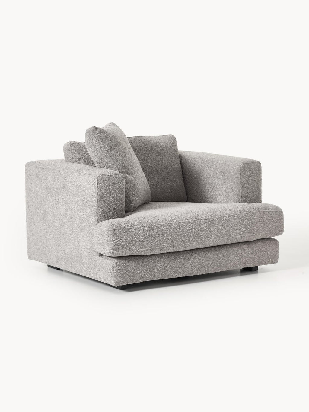 Tribeca Bouclé Armchair — Taupe