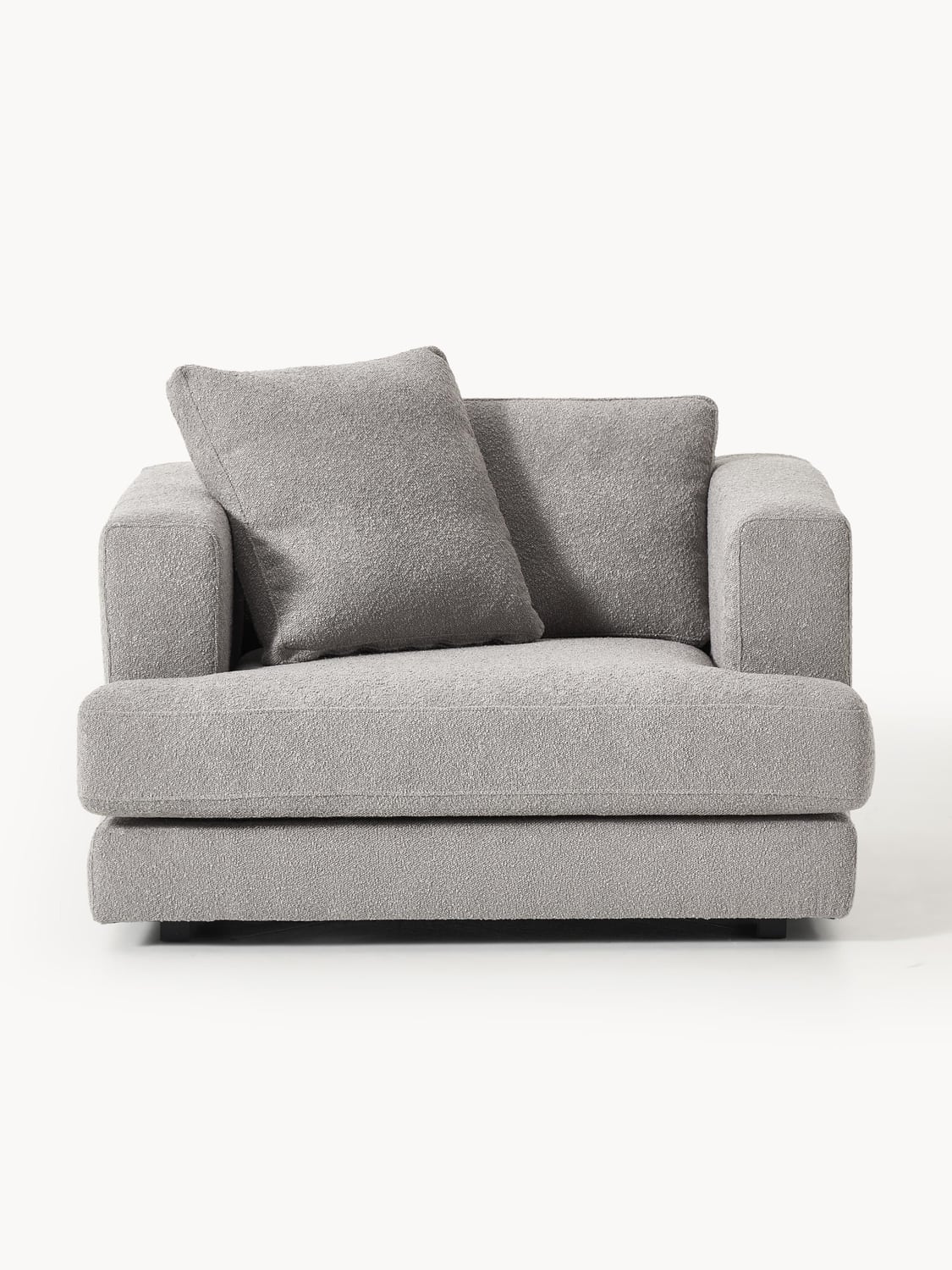 Tribeca Bouclé Armchair — Taupe