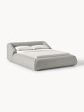 Sofia Upholstered Bed — Oatmeal