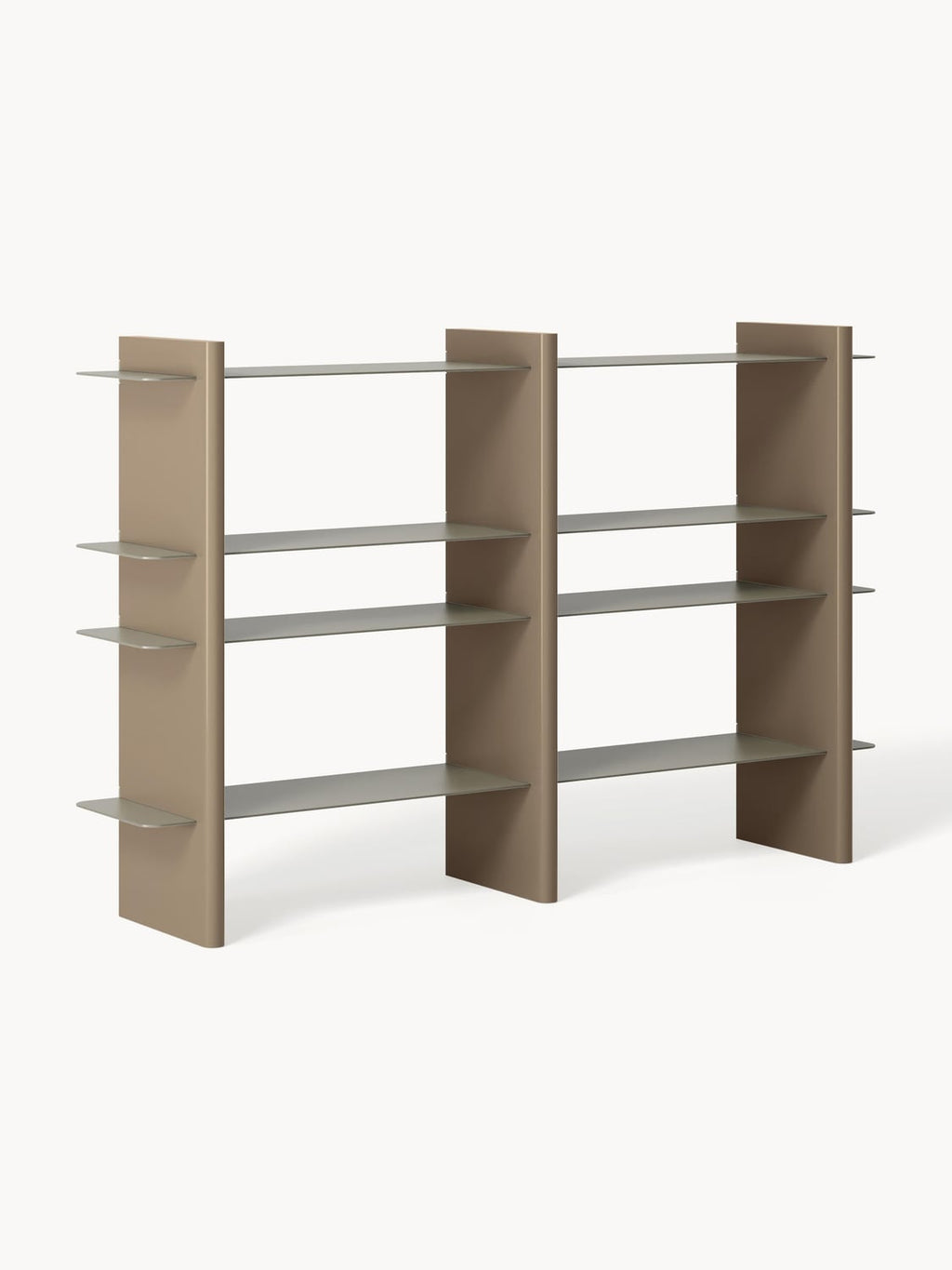 Rami Shelving Unit with Metal Elements — Warm Grey