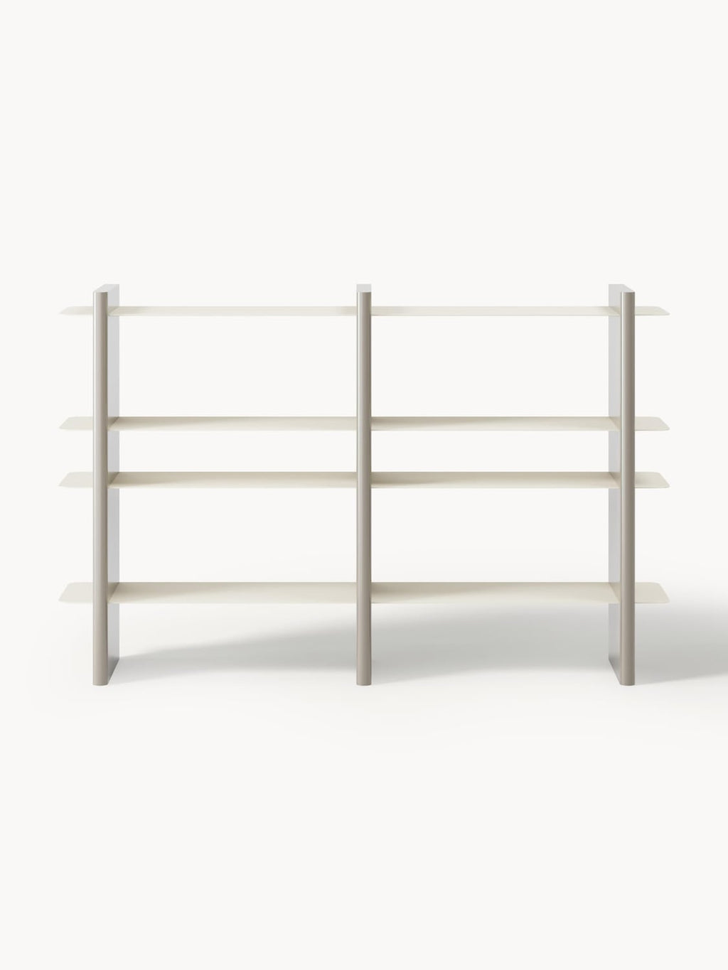 Rami Shelving Unit with Metal Elements — Warm Grey