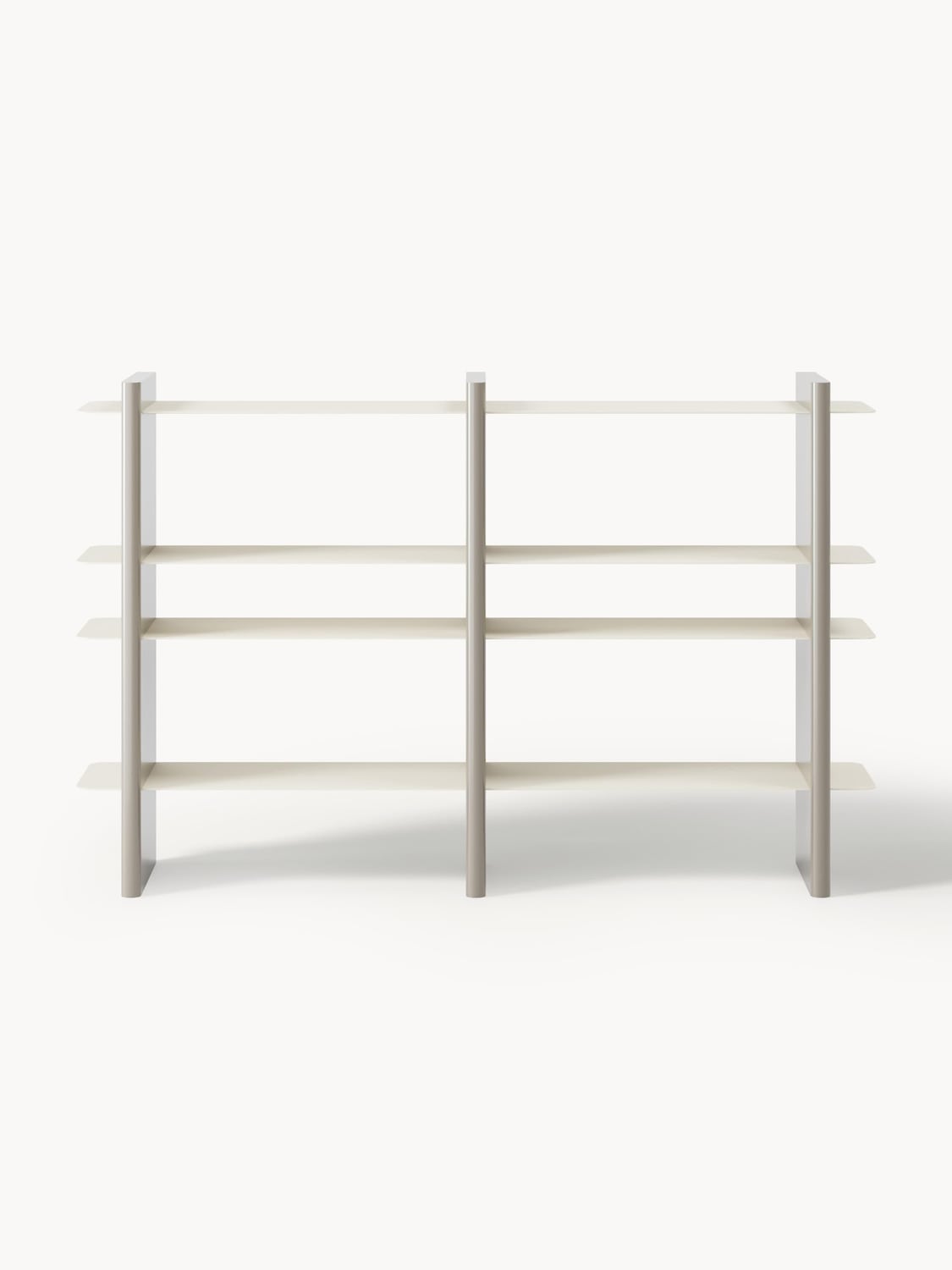 Rami Shelving Unit with Metal Elements — Warm Grey