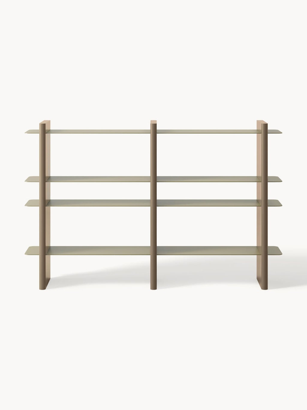 Rami Shelving Unit with Metal Elements — Warm Grey