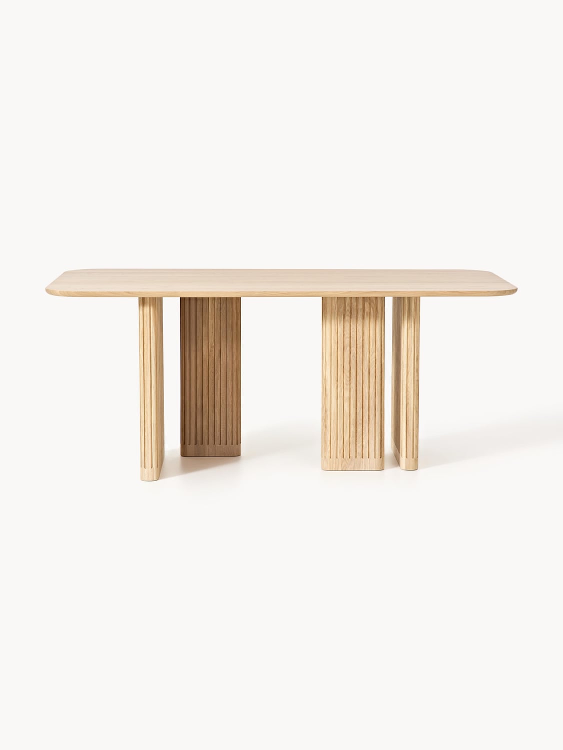 Jolka Dining Table in Oak, in various sizes — Sand