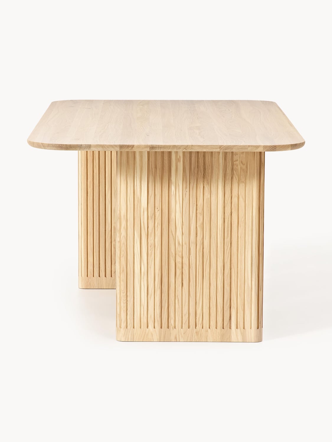 Jolka Dining Table in Oak, in various sizes — Sand