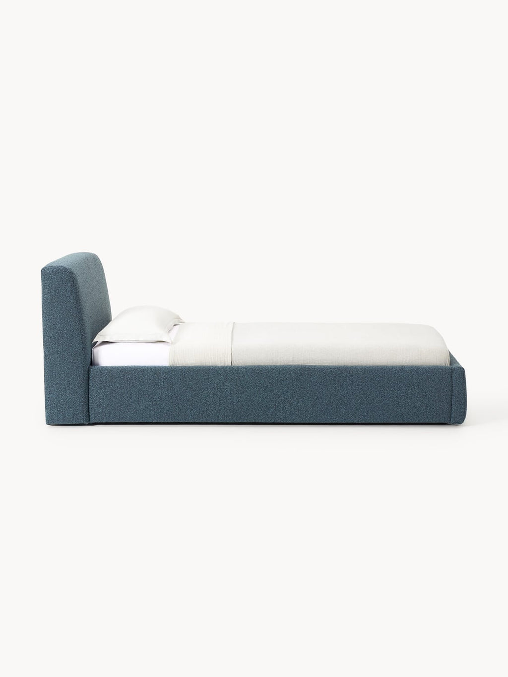 Cloud Bouclé-Single Bed — Mushroom