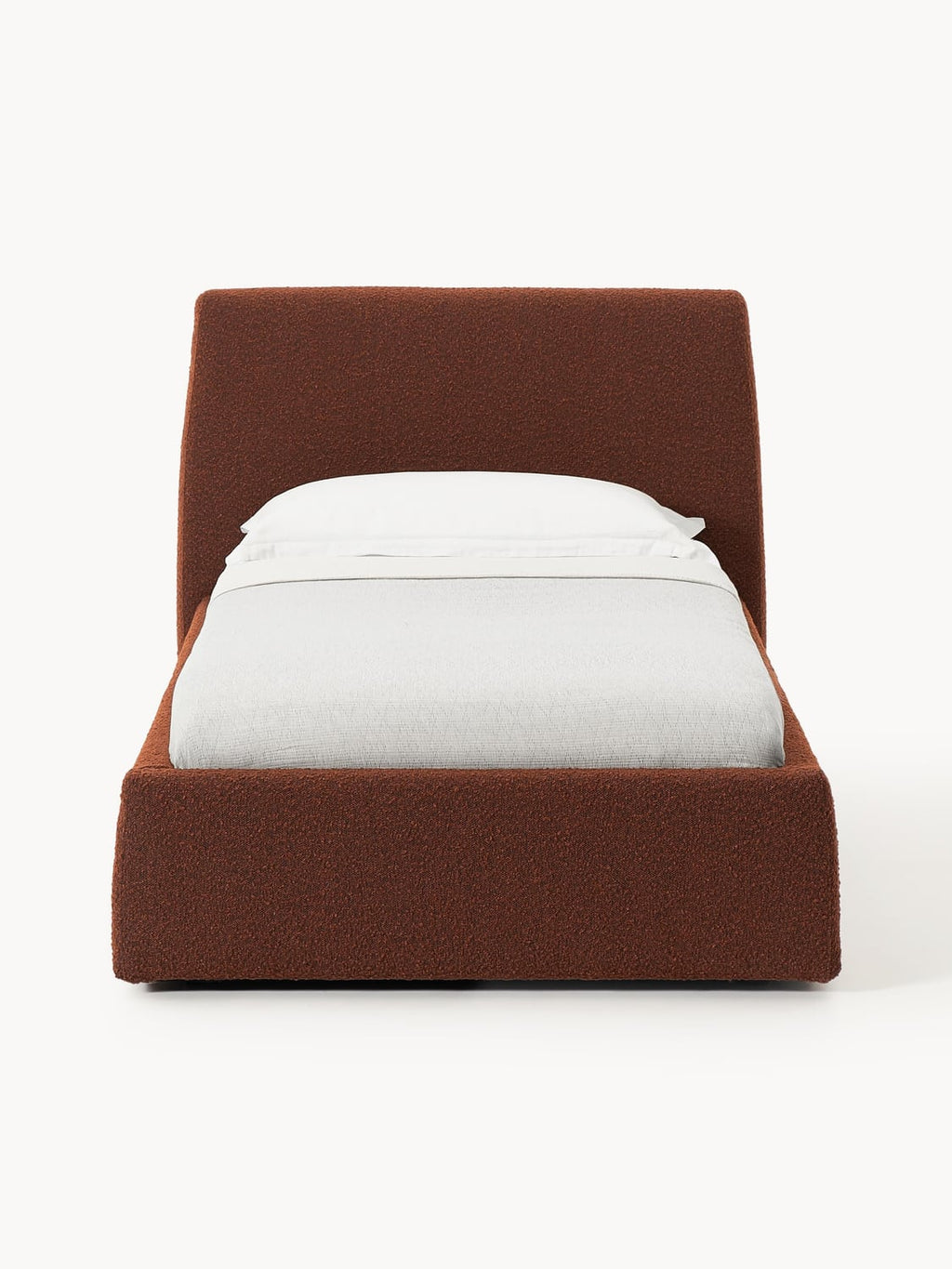 Cloud Bouclé-Single Bed — Clay