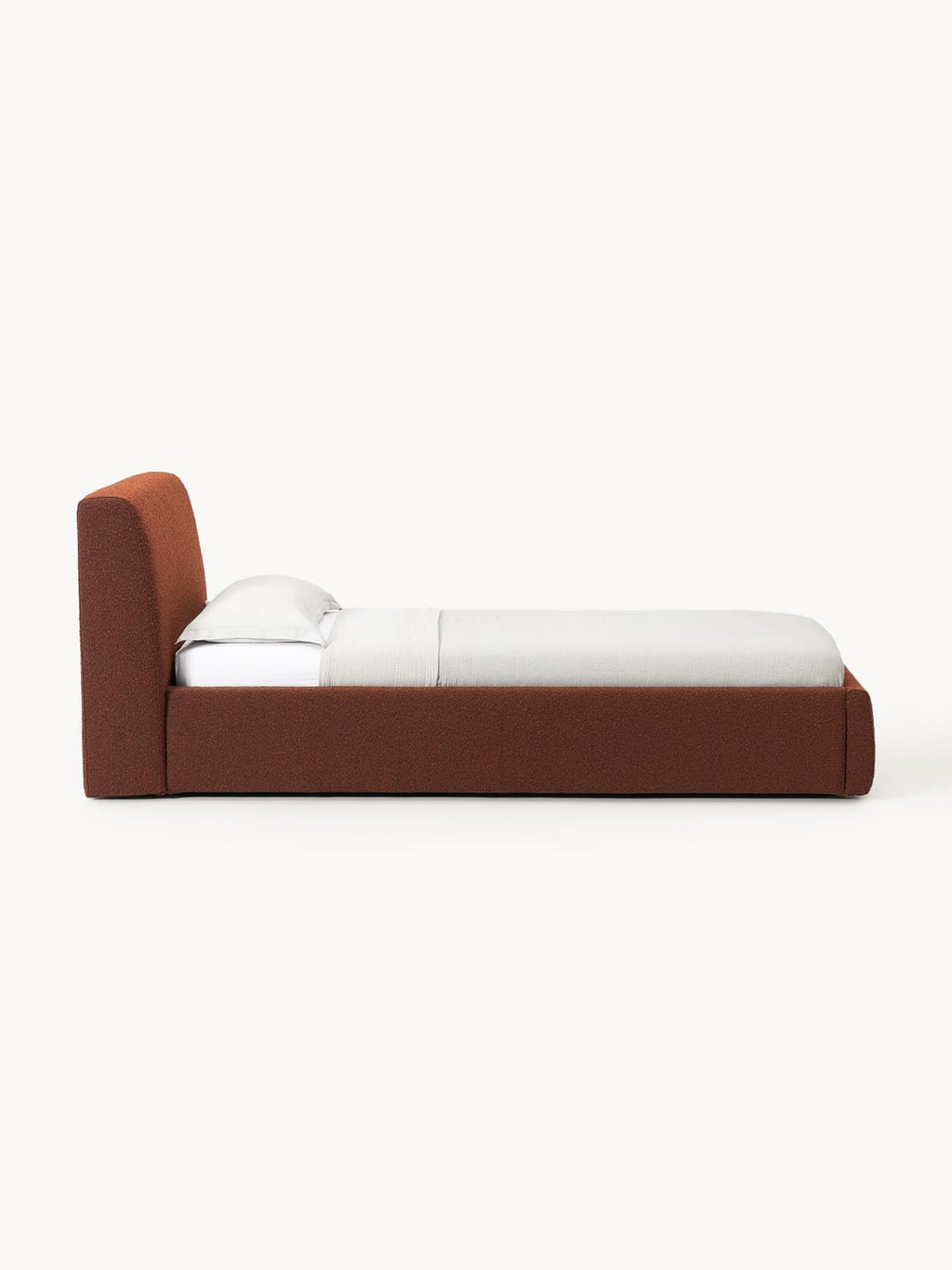Cloud Bouclé-Single Bed — Clay