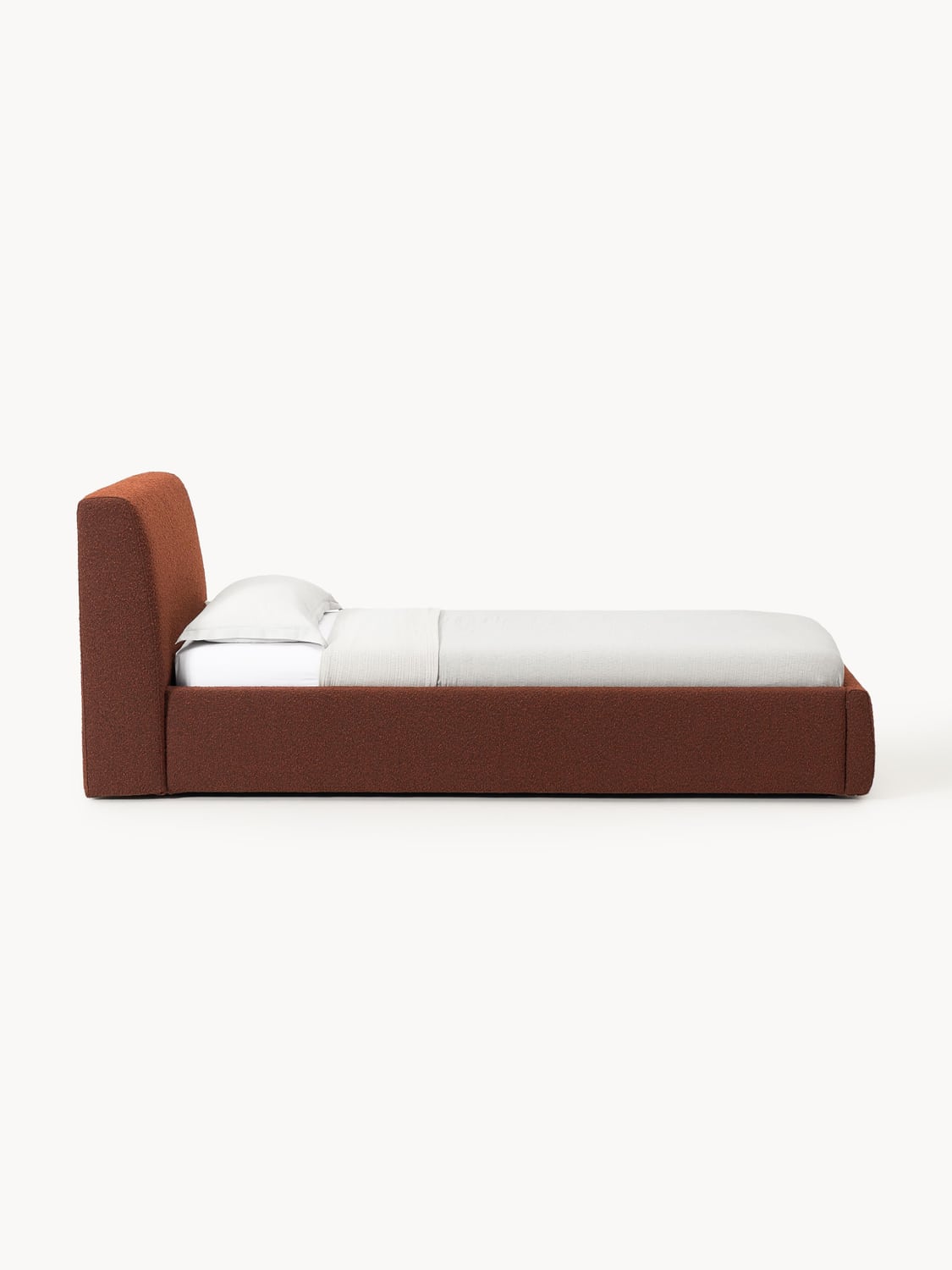 Cloud Bouclé-Single Bed — Clay