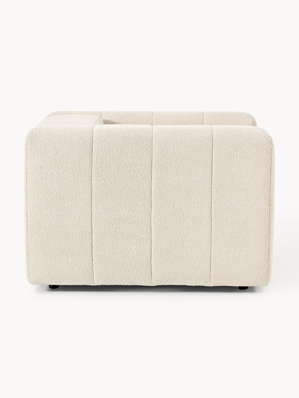 Lena Bouclé Lounge Chair — Blush