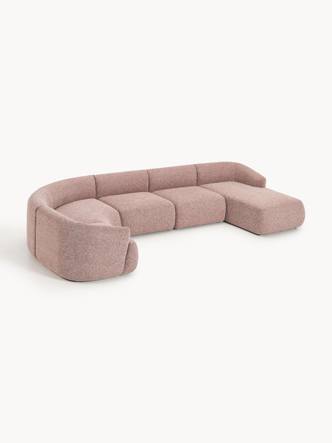 Sofia Modular Bouclé XL Sofa — Warm Grey