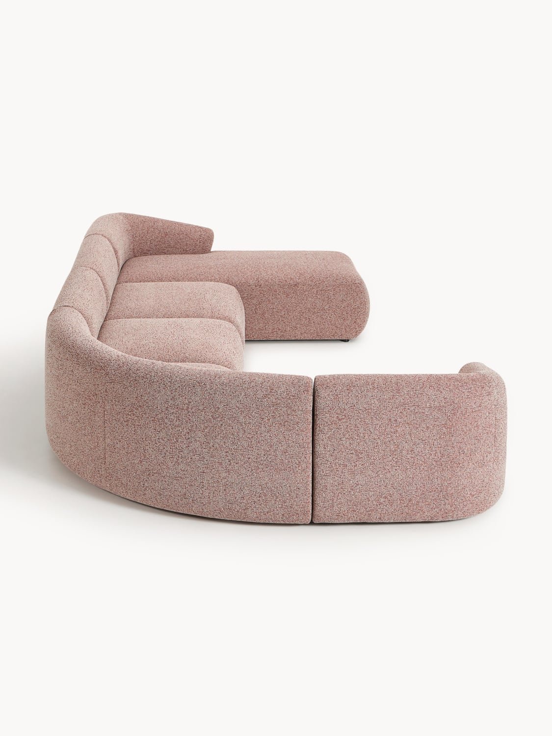 Sofia Modular Bouclé XL Sofa — Warm Grey