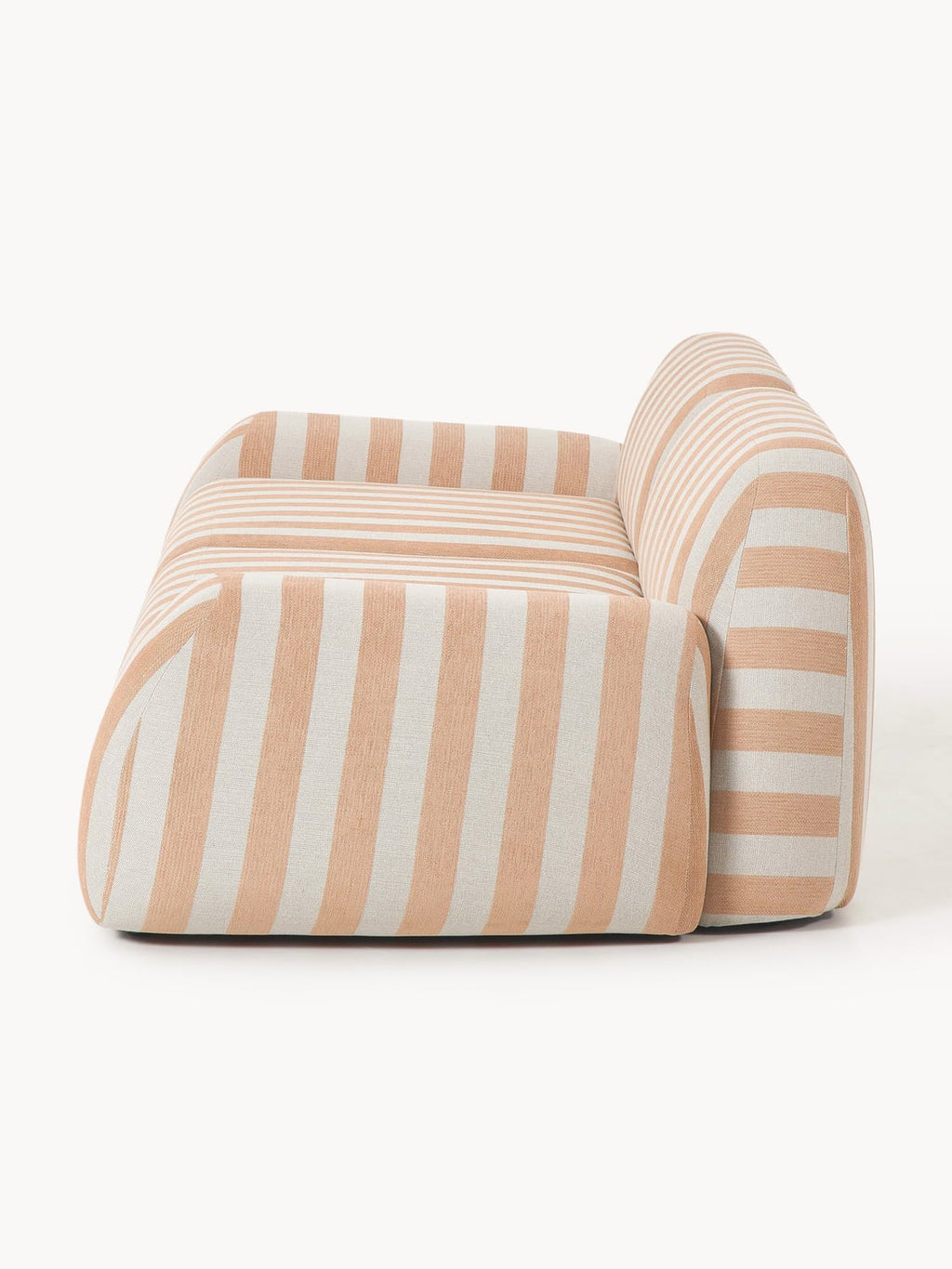 Wolke Modular Striped Sofa (3-seater) — Oatmeal