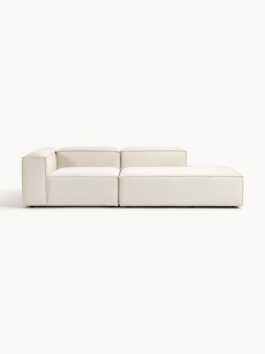 Lennon Modular Ottoman — Off-White