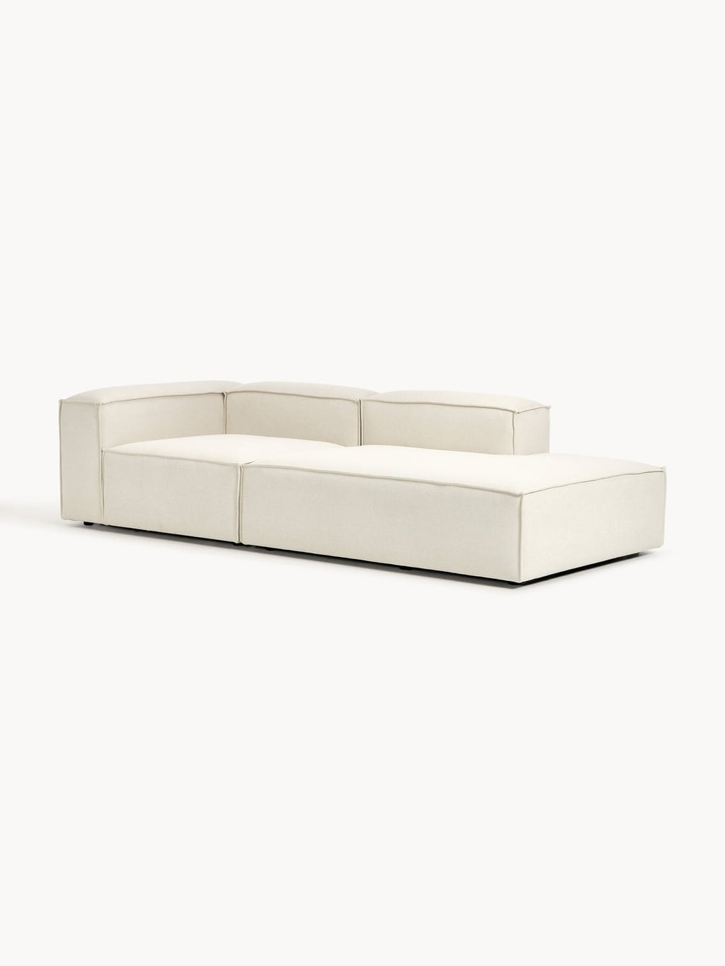 Lennon Modular Ottoman — Off-White