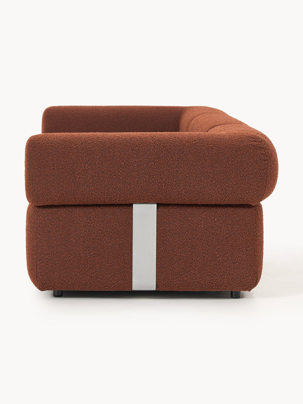 Anton Modular Bouclé Sofa (4-seater) — Brown