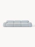 Wolke Modular Bouclé Sofa (4-seater) — Light Grey