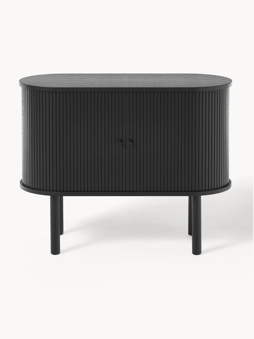 Calary Small Sideboard with Fluted Front — Slate Grey