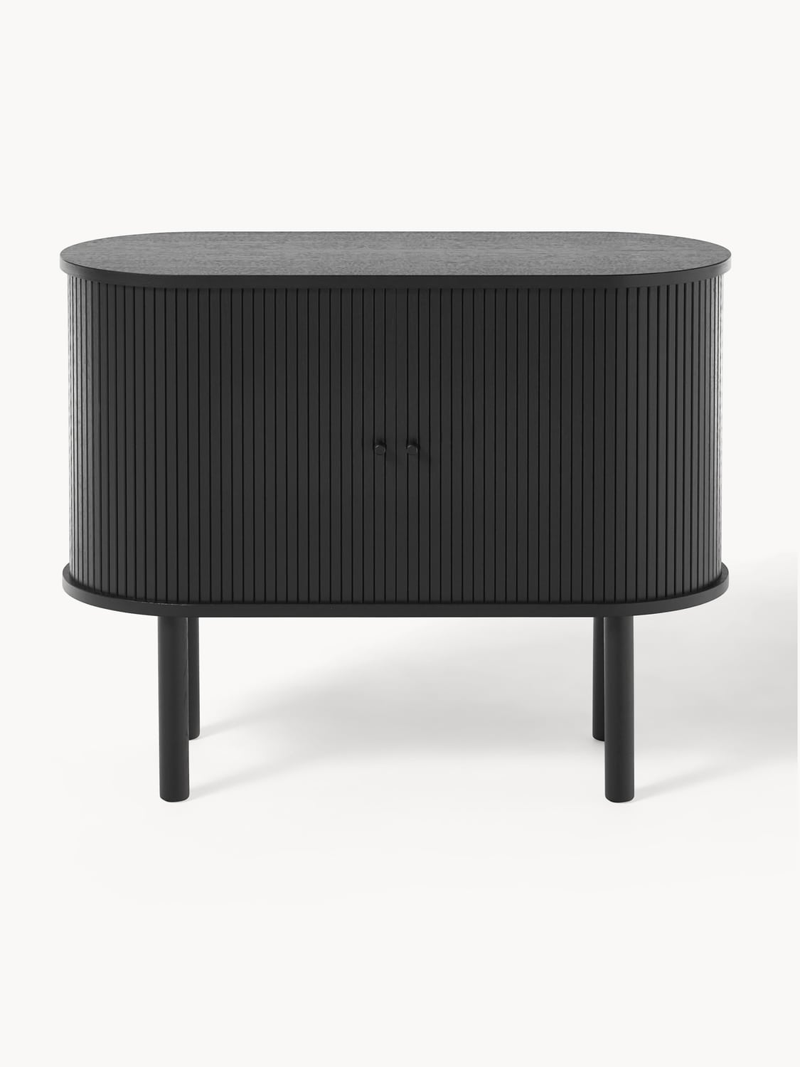 Calary Small Sideboard with Fluted Front — Slate Grey
